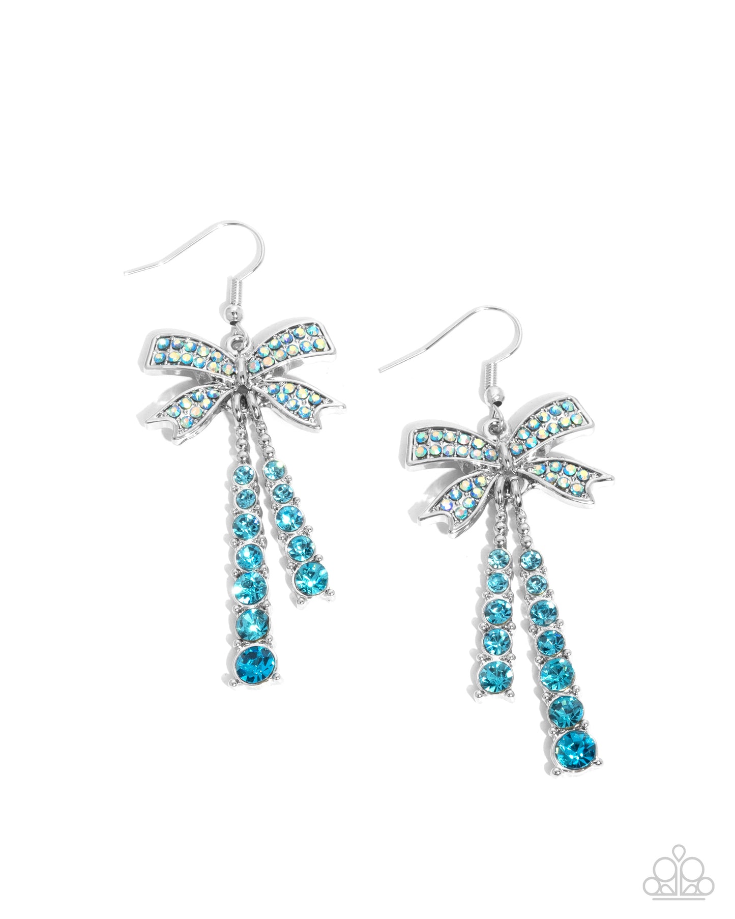 Date Night Decadence - blue - Paparazzi earrings