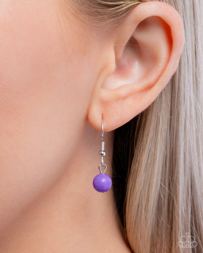 Dauntless Dragonfly - purple - Paparazzi necklace