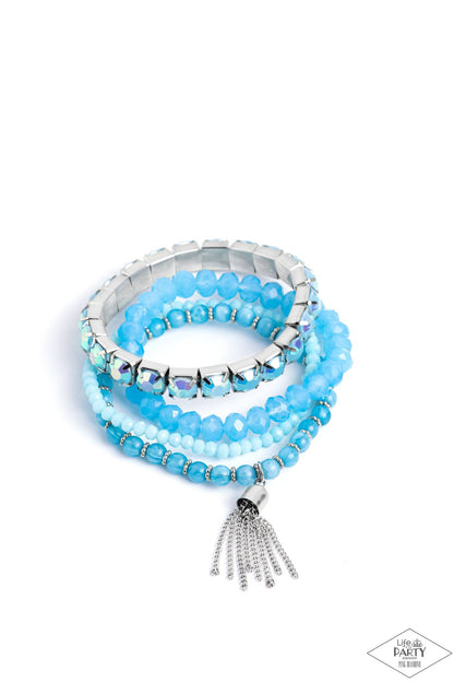 Day Trip Trinket - blue - Paparazzi bracelet