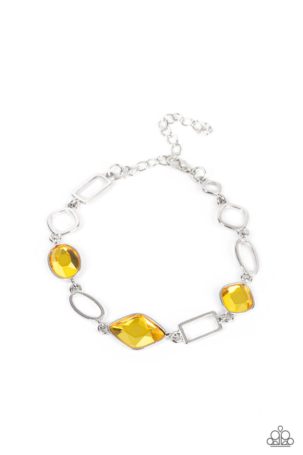 Dazzle for Days - yellow - Paparazzi bracelet