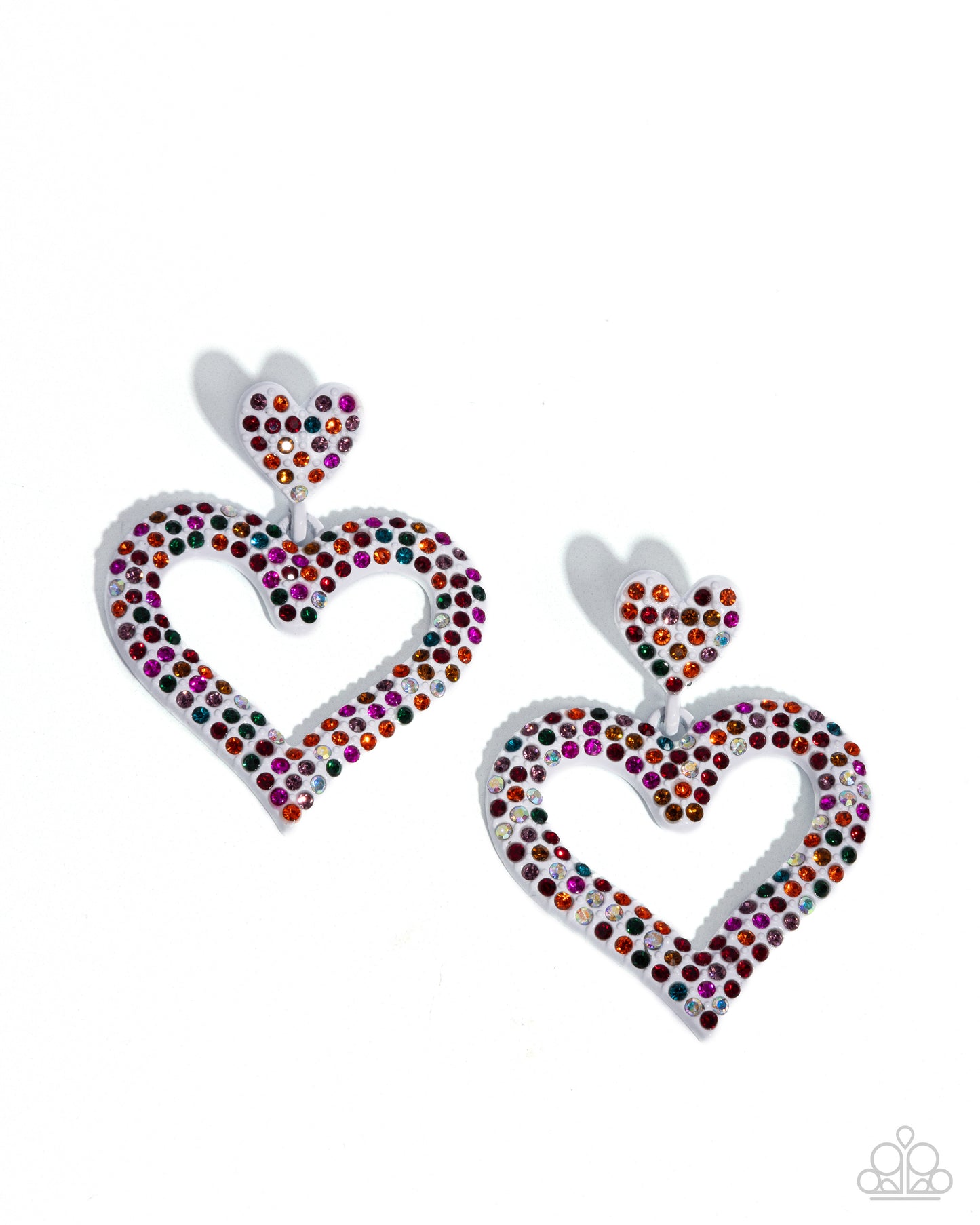 Dazzling Deed - multi - Paparazzi earrings