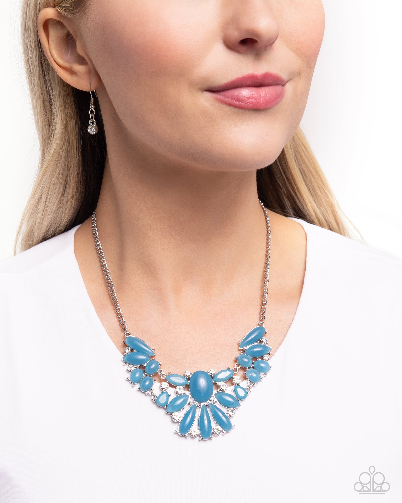 Dazzling Diadem - blue - Paparazzi necklace – JewelryBlingThing