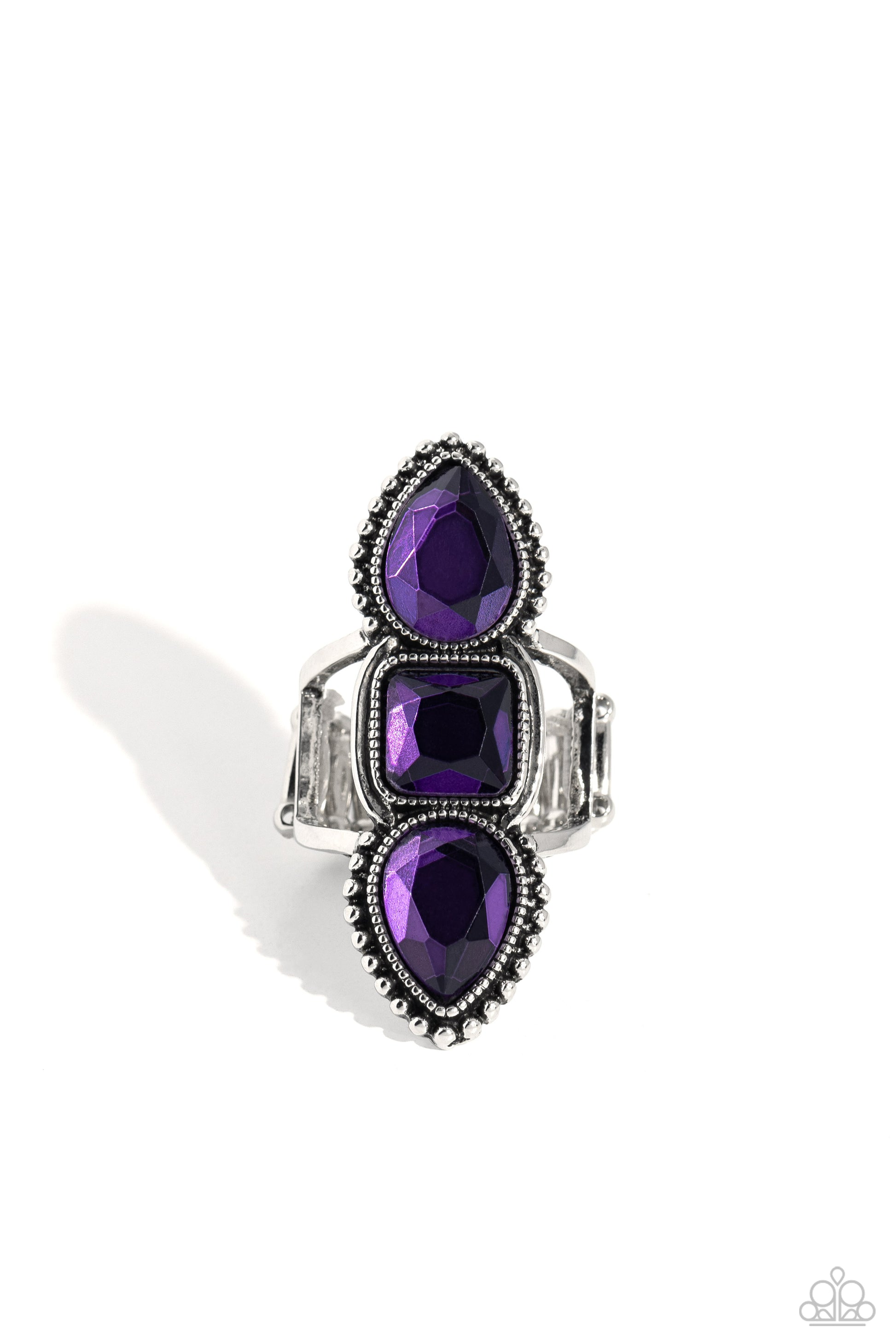 Dazzling Direction - purple - Paparazzi ring