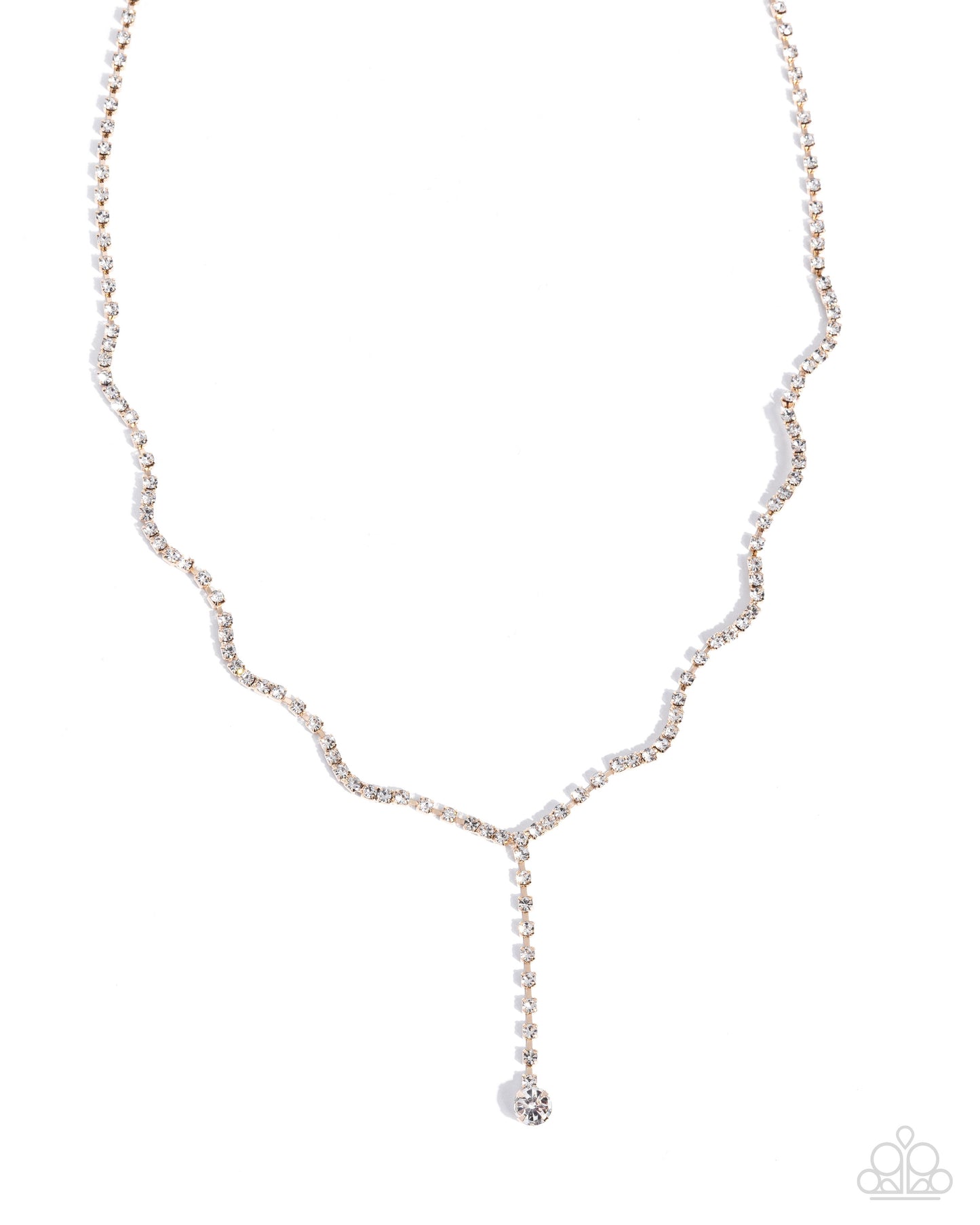 Debonair Dance - gold - Paparazzi necklace