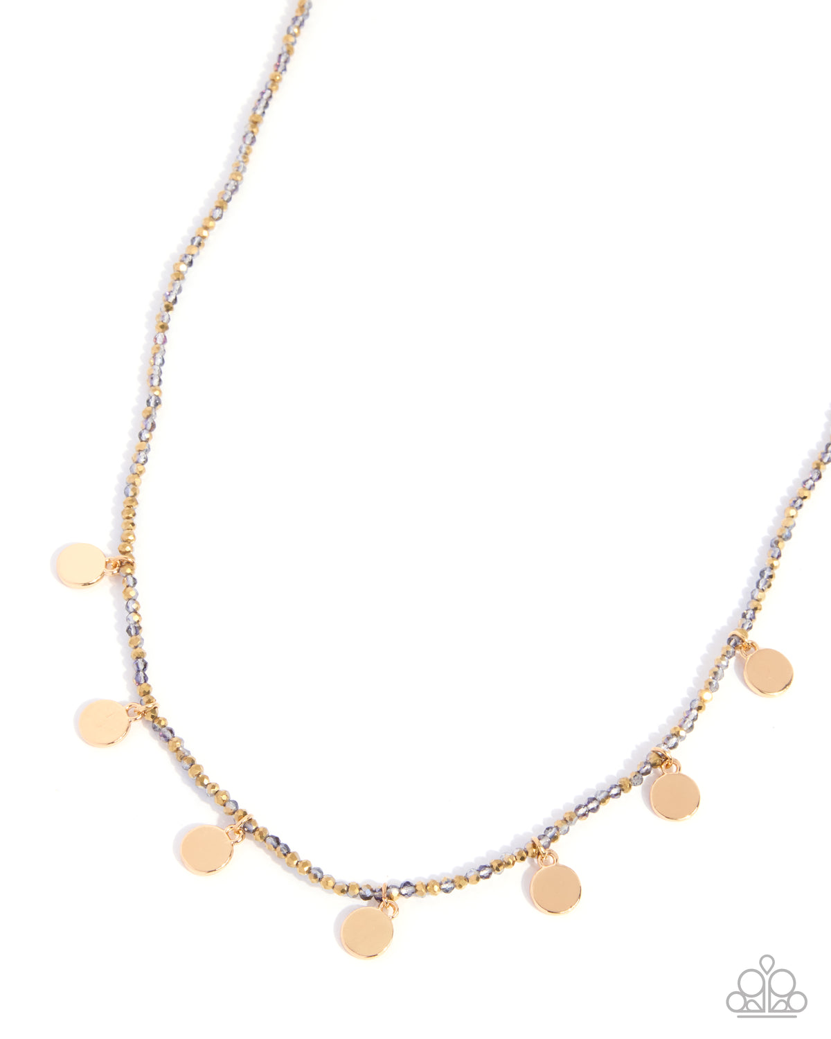 Debonair Discs - multi - Paparazzi necklace