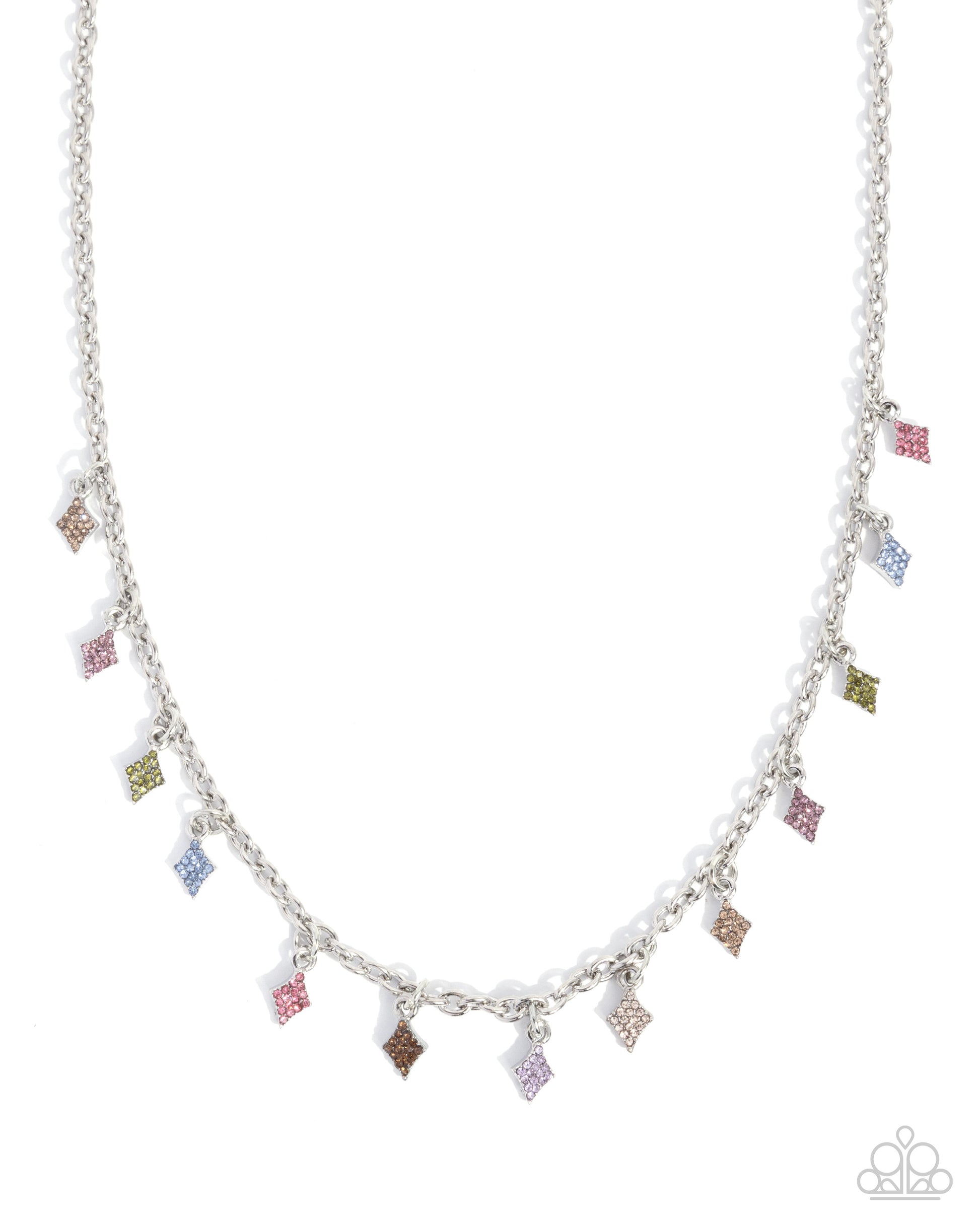 Decadent Diamonds - multi - Paparazzi necklace
