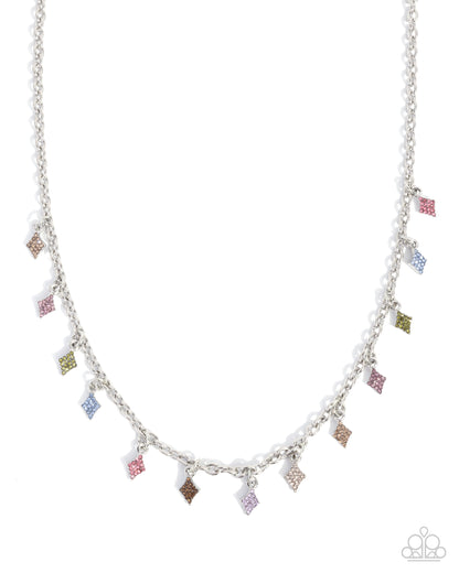 Decadent Diamonds - multi - Paparazzi necklace