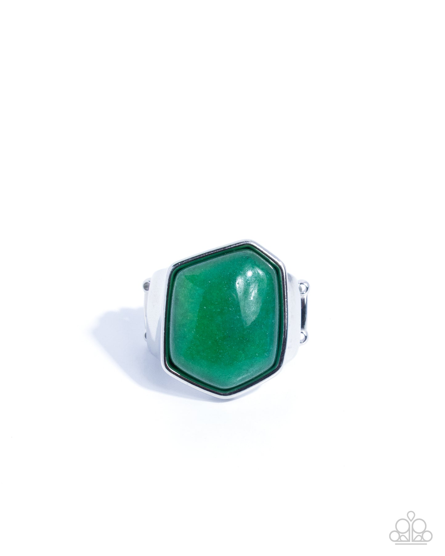 Defaced Debut - green - Paparazzi ring