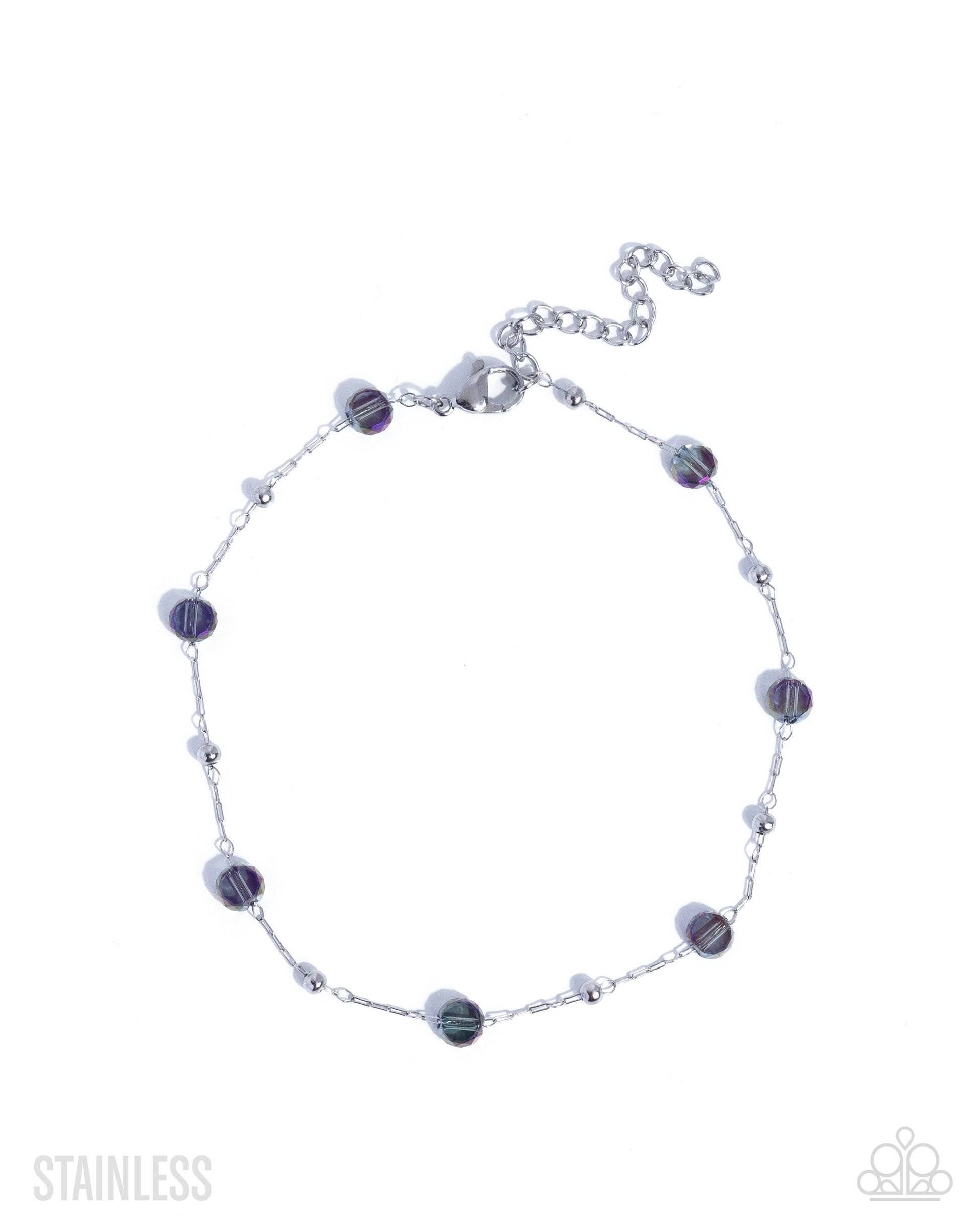 Defaced Dedication - multi - Paparazzi anklet