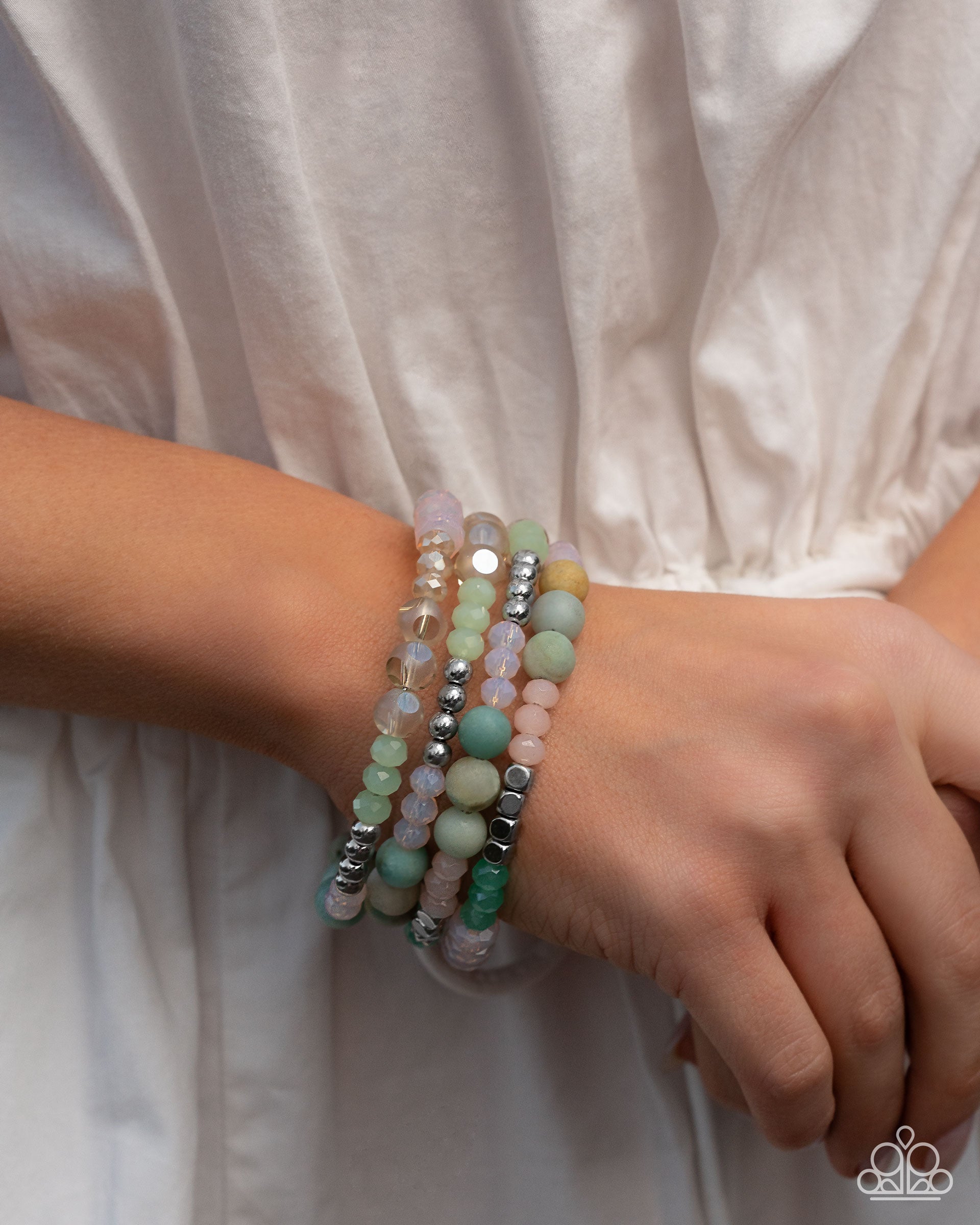 Defaced Delight - multi - Paparazzi bracelet