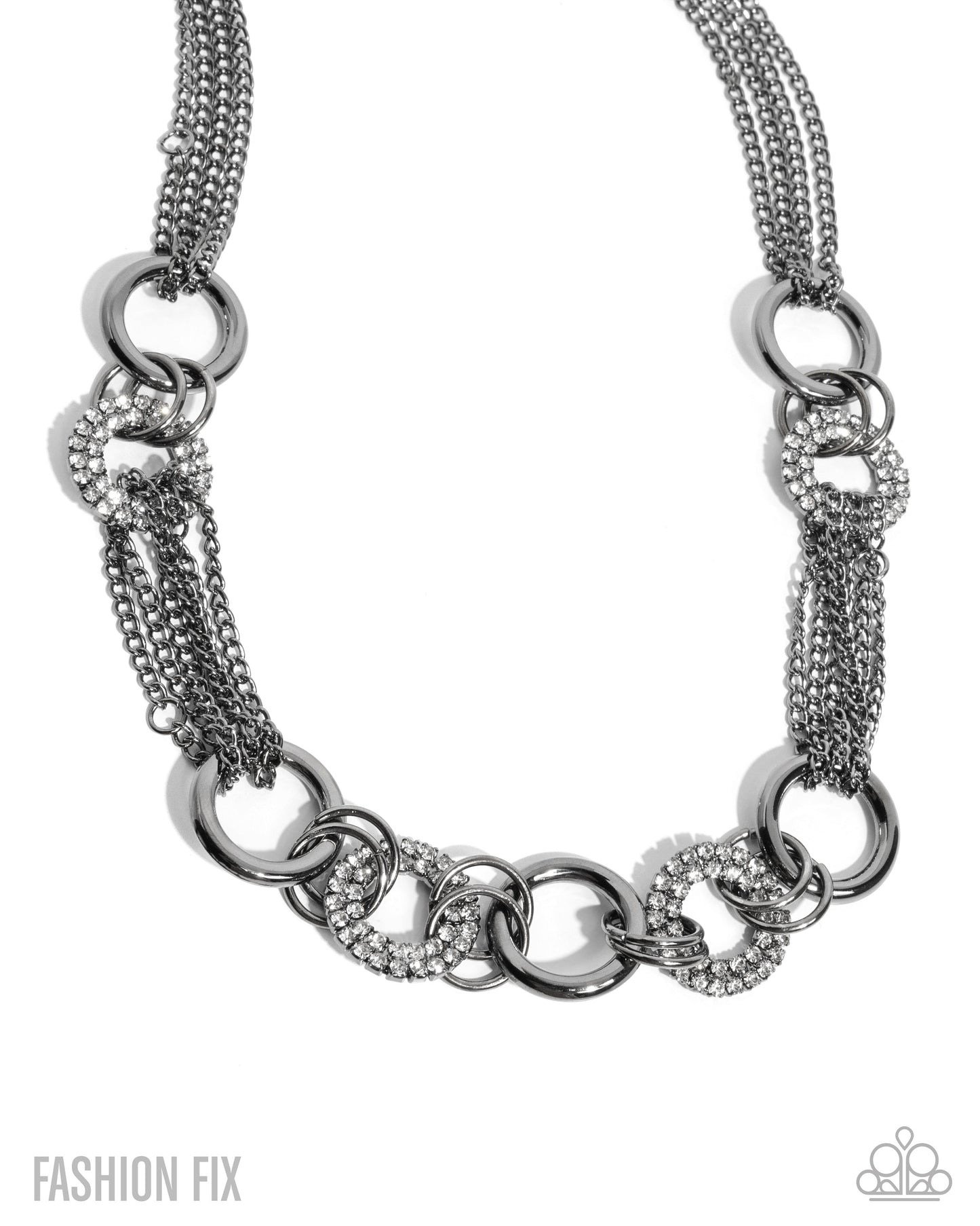 Defiant Dazzle - black - Paparazzi necklace