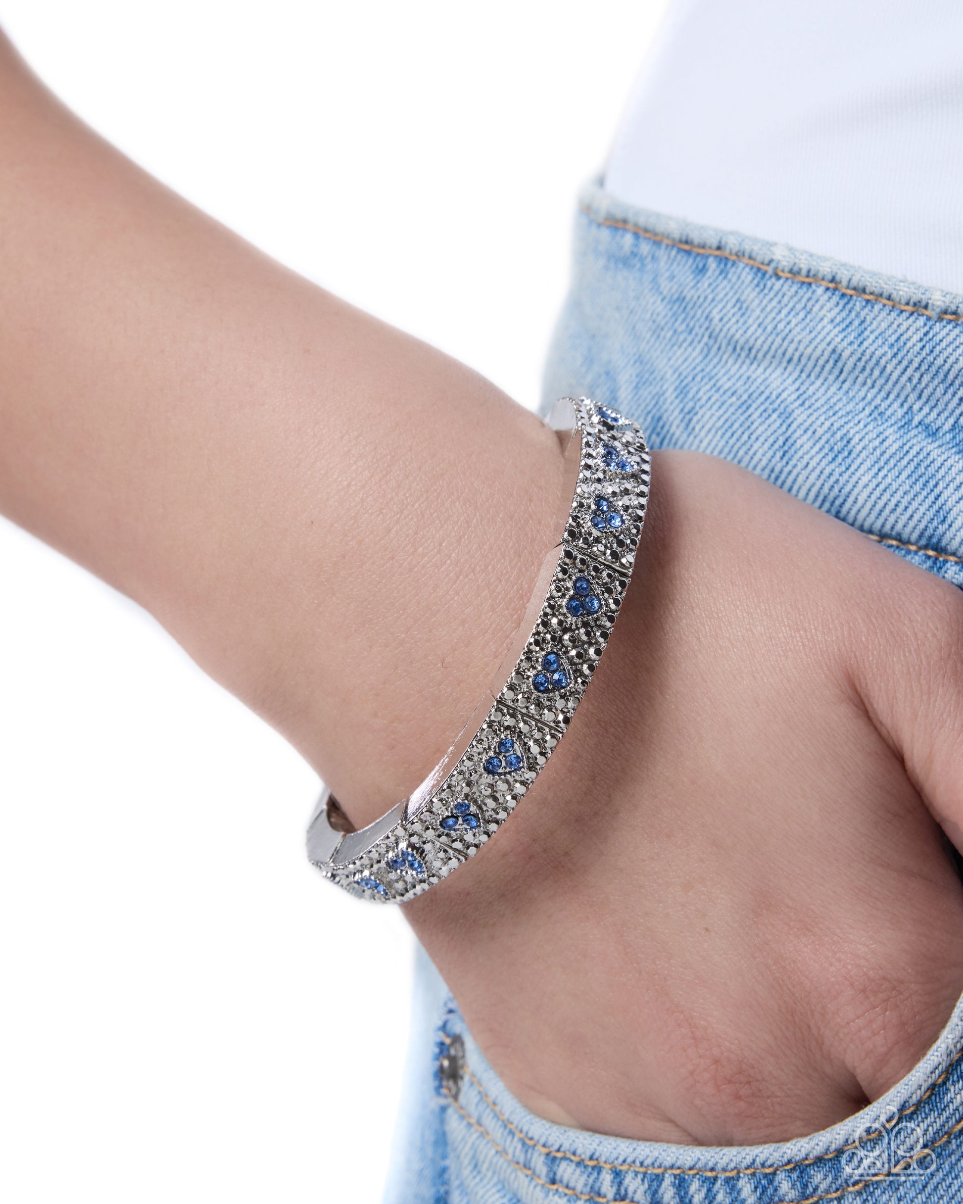 Delicate Dedication - blue - Paparazzi bracelet