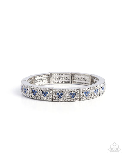 Delicate Dedication - blue - Paparazzi bracelet