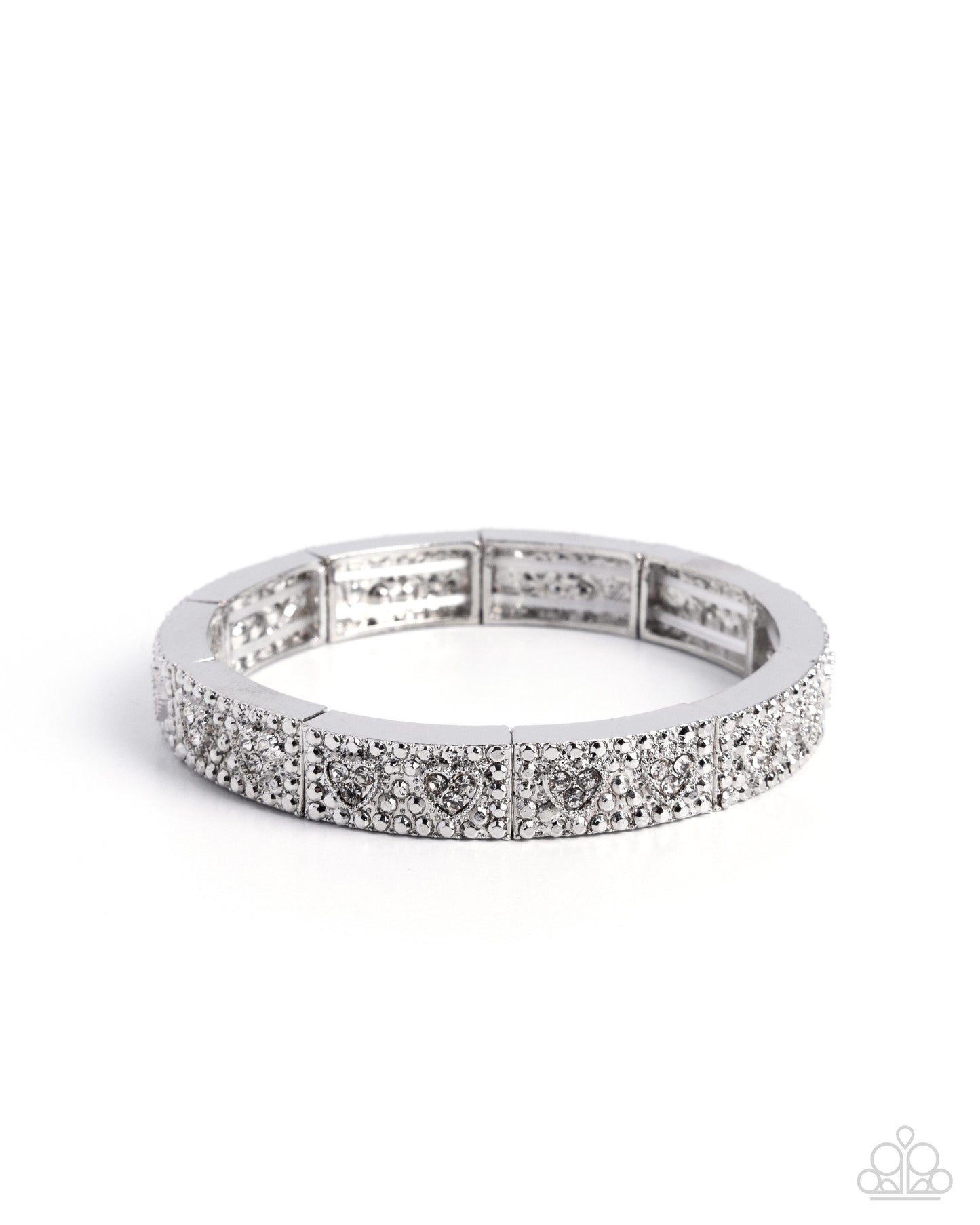 Delicate Dedication - white - Paparazzi bracelet