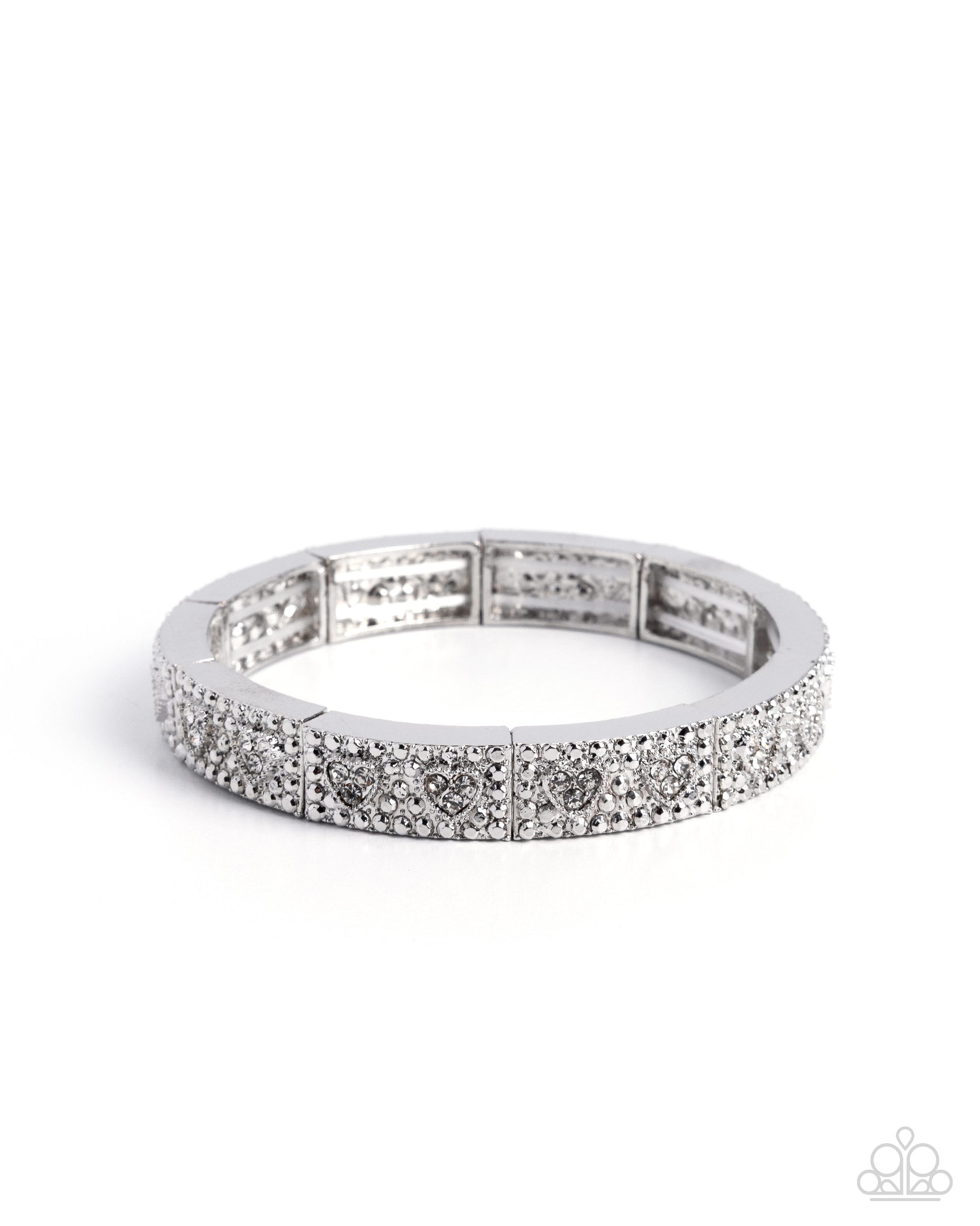 Delicate Dedication - white - Paparazzi bracelet