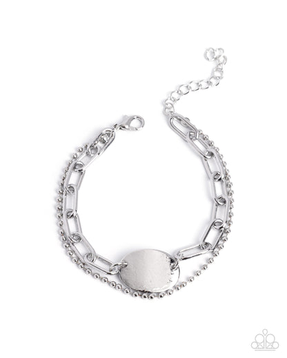 Delicate Dive - silver - Paparazzi bracelet