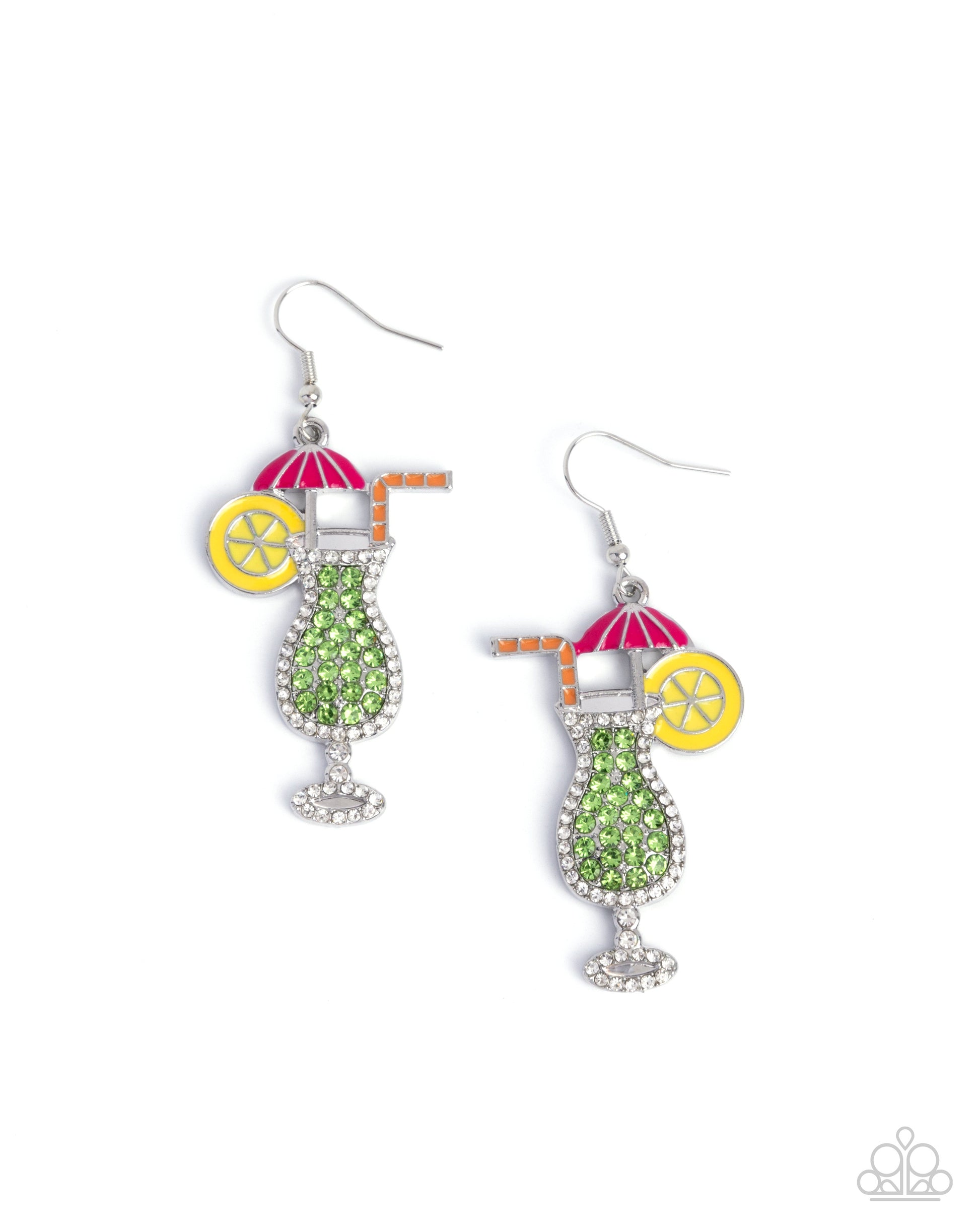 Delightful Daiquiri - green - Paparazzi earrings