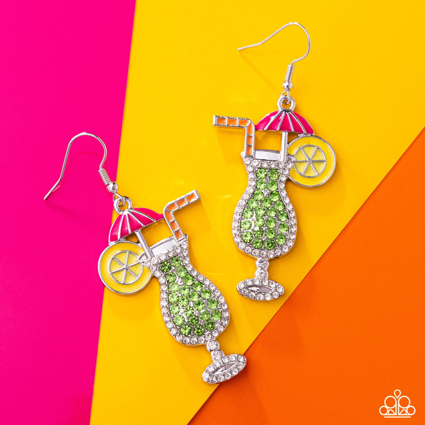 Delightful Daiquiri - green - Paparazzi earrings