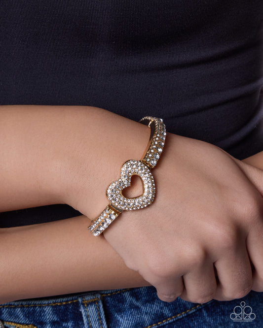 Delightful Daydream - gold - Paparazzi bracelet