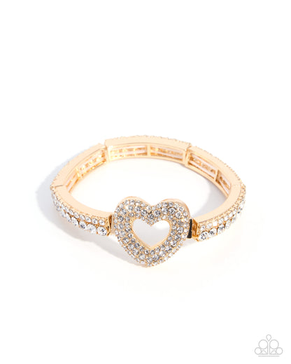 Delightful Daydream - gold - Paparazzi bracelet