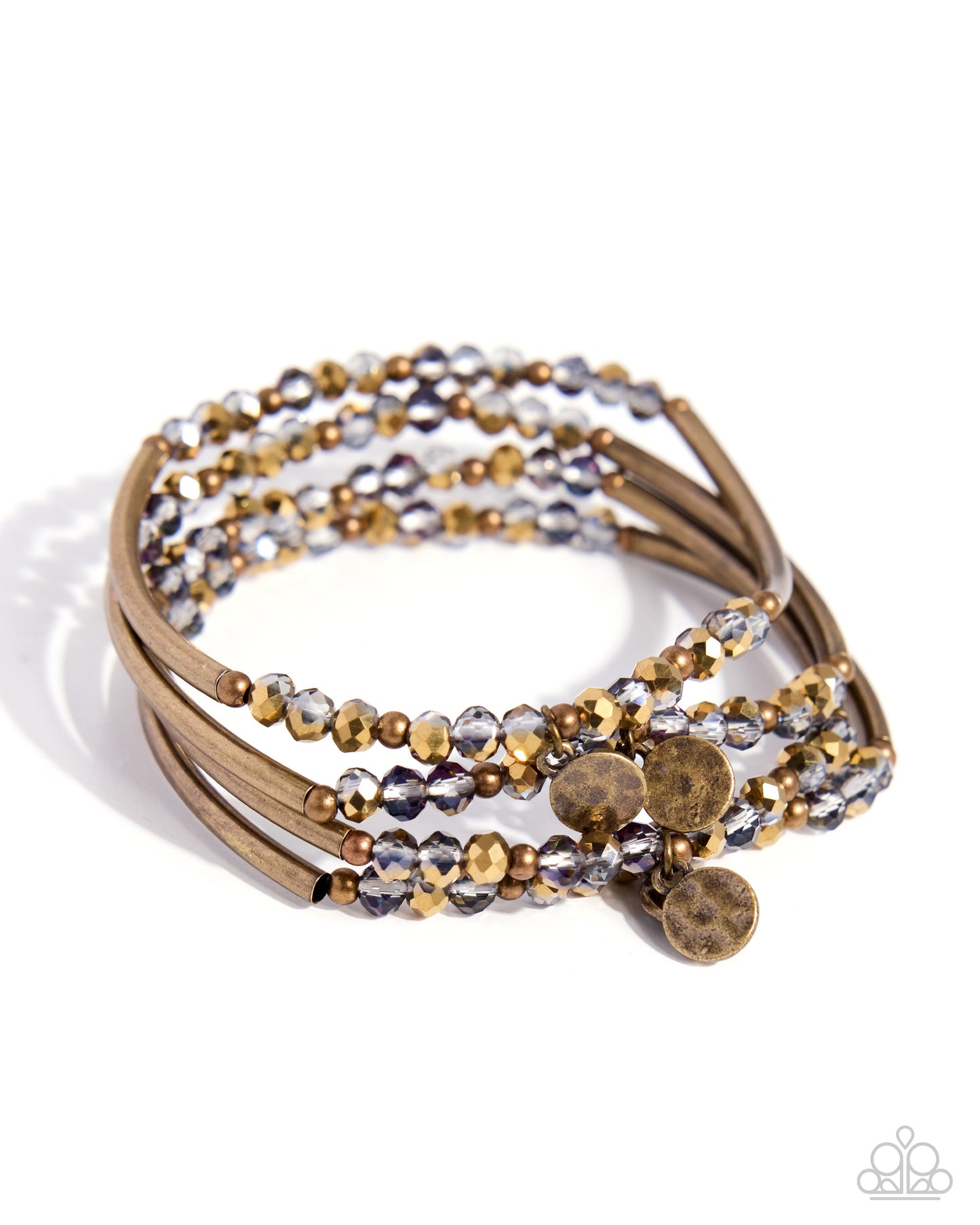 Delightful Discovery - brass - Paparazzi bracelet