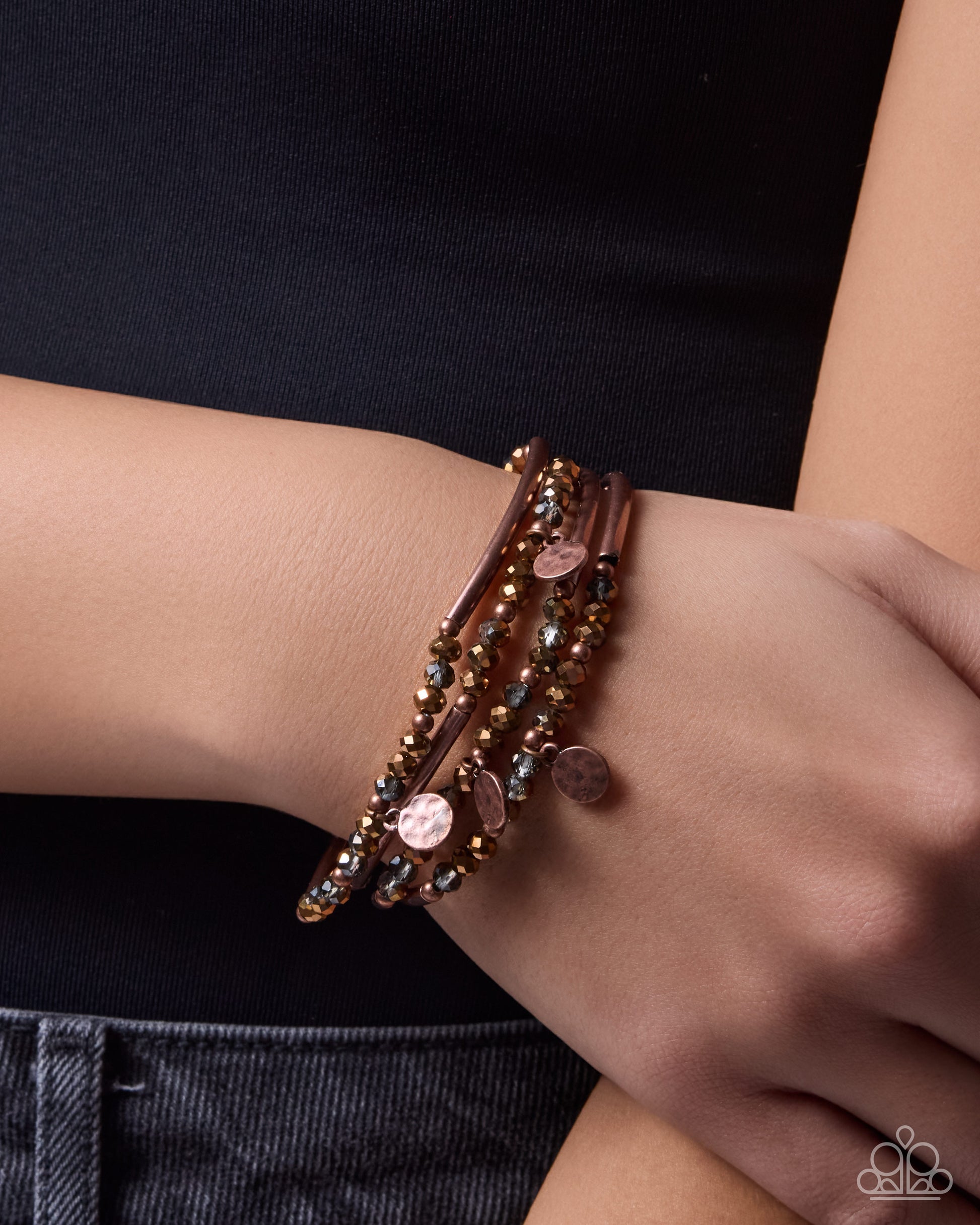 Delightful Discovery - copper - Paparazzi bracelet