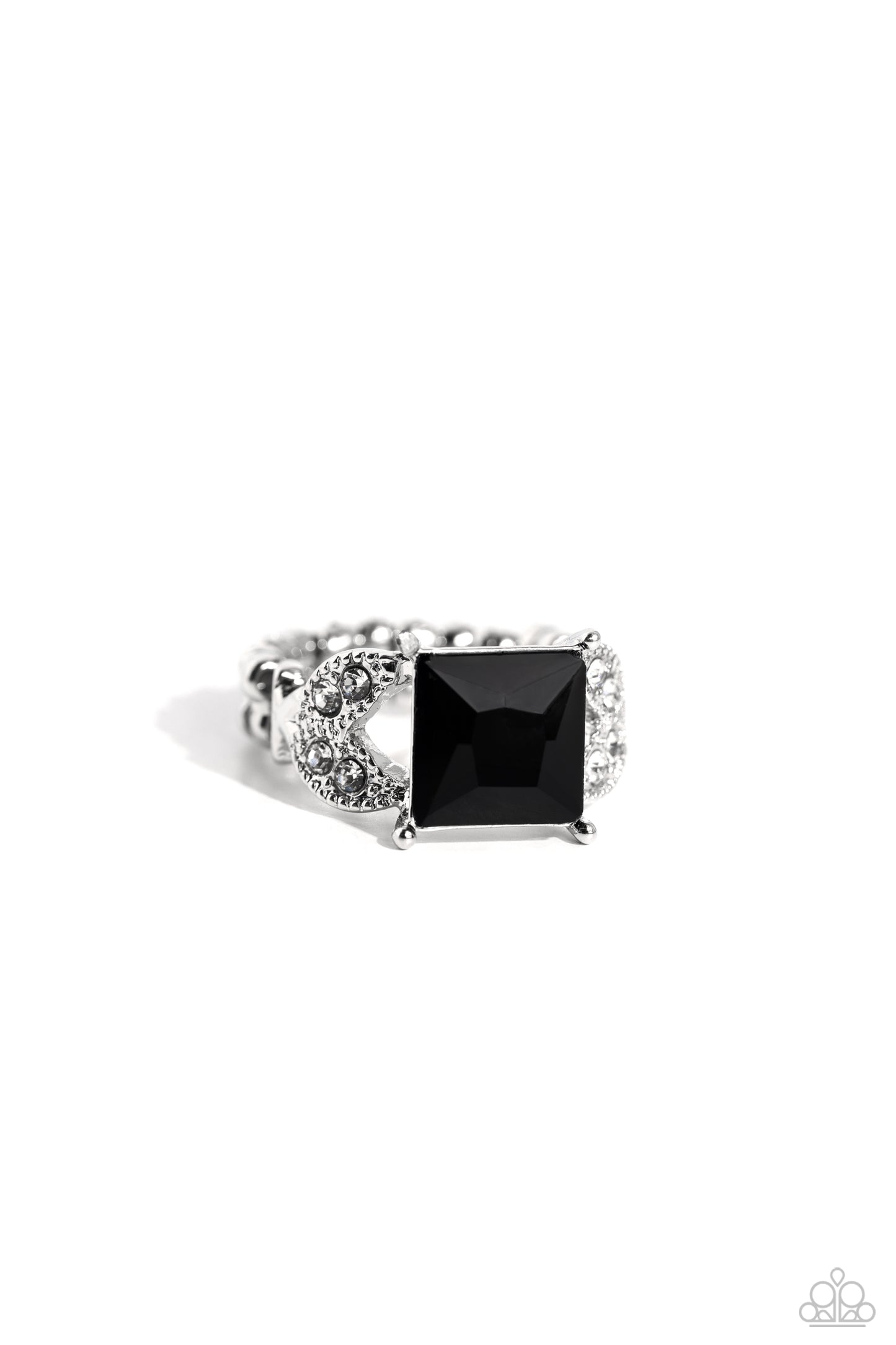 Deluxe Drama - black - Paparazzi ring