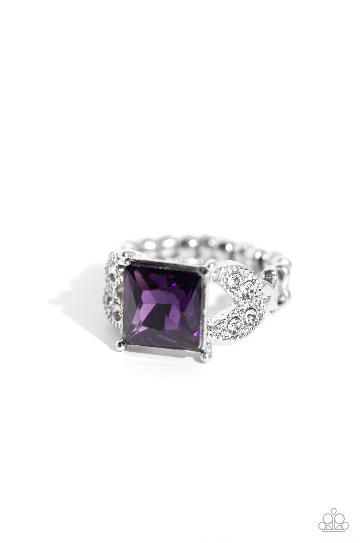 Deluxe Drama - purple - Paparazzi ring