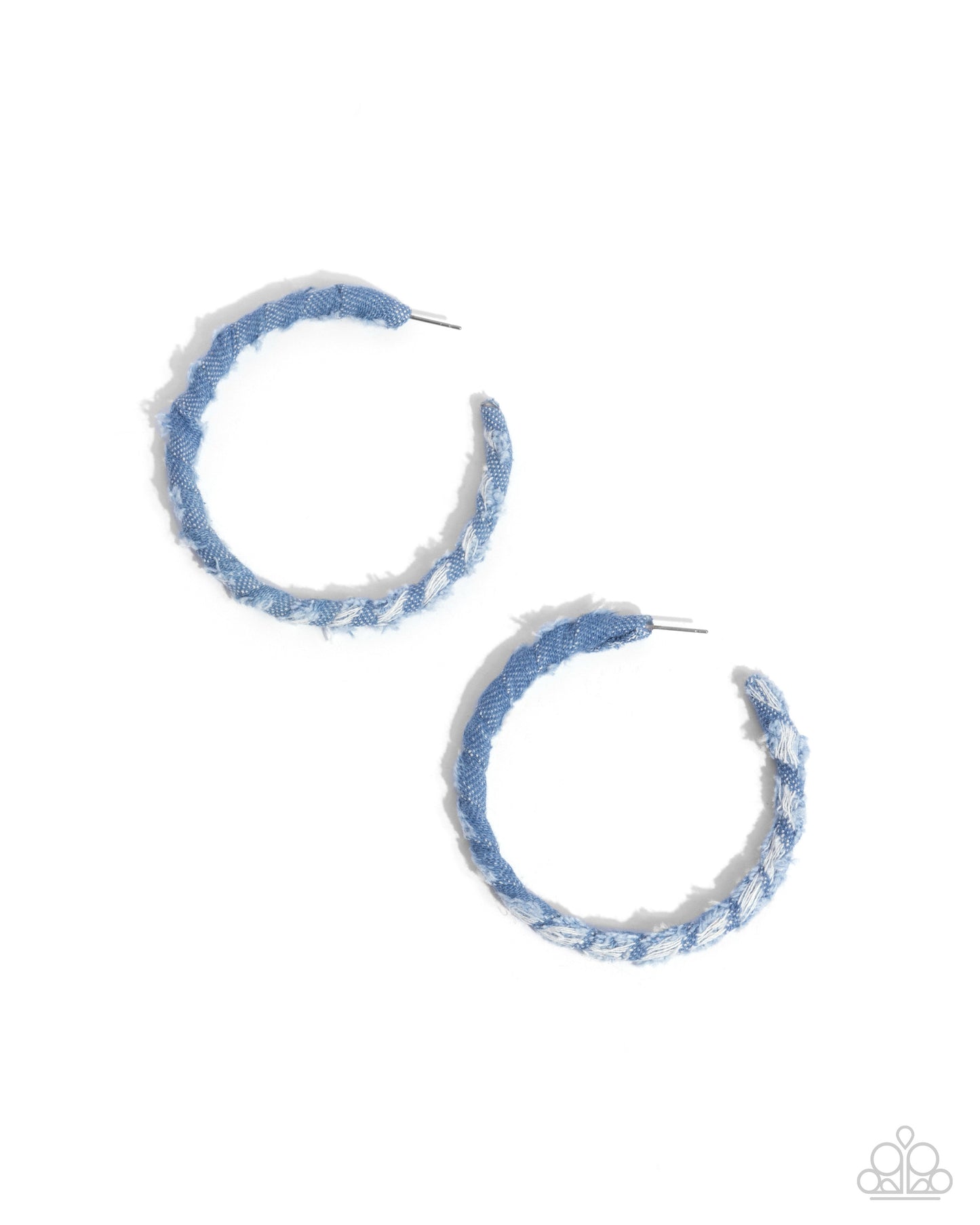Denim Debut - blue - Paparazzi earrings
