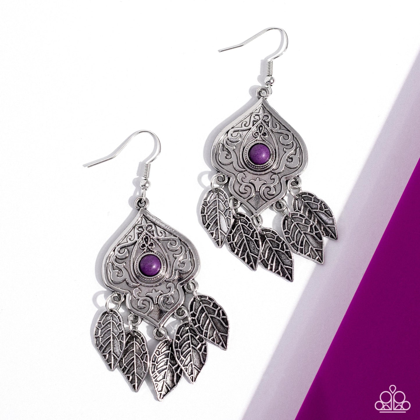 Desert Canopy - purple - Paparazzi earrings