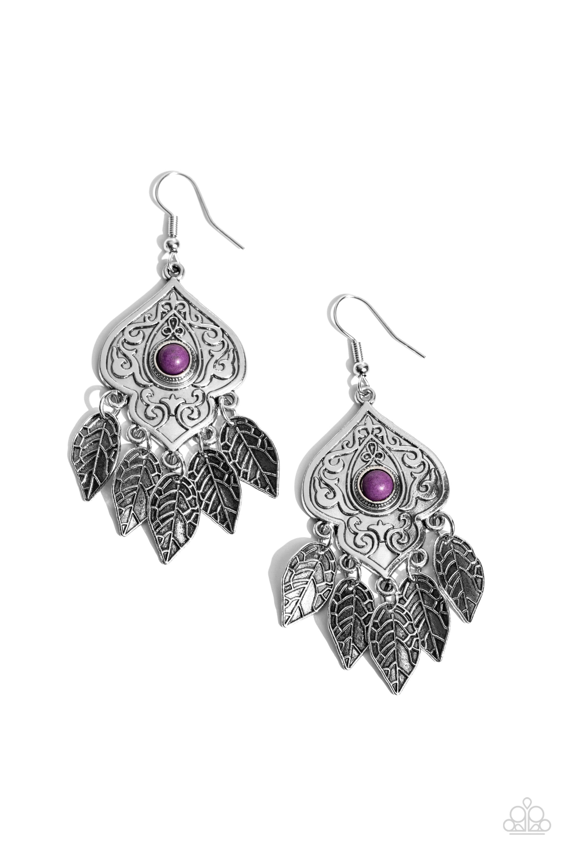 Desert Canopy - purple - Paparazzi earrings