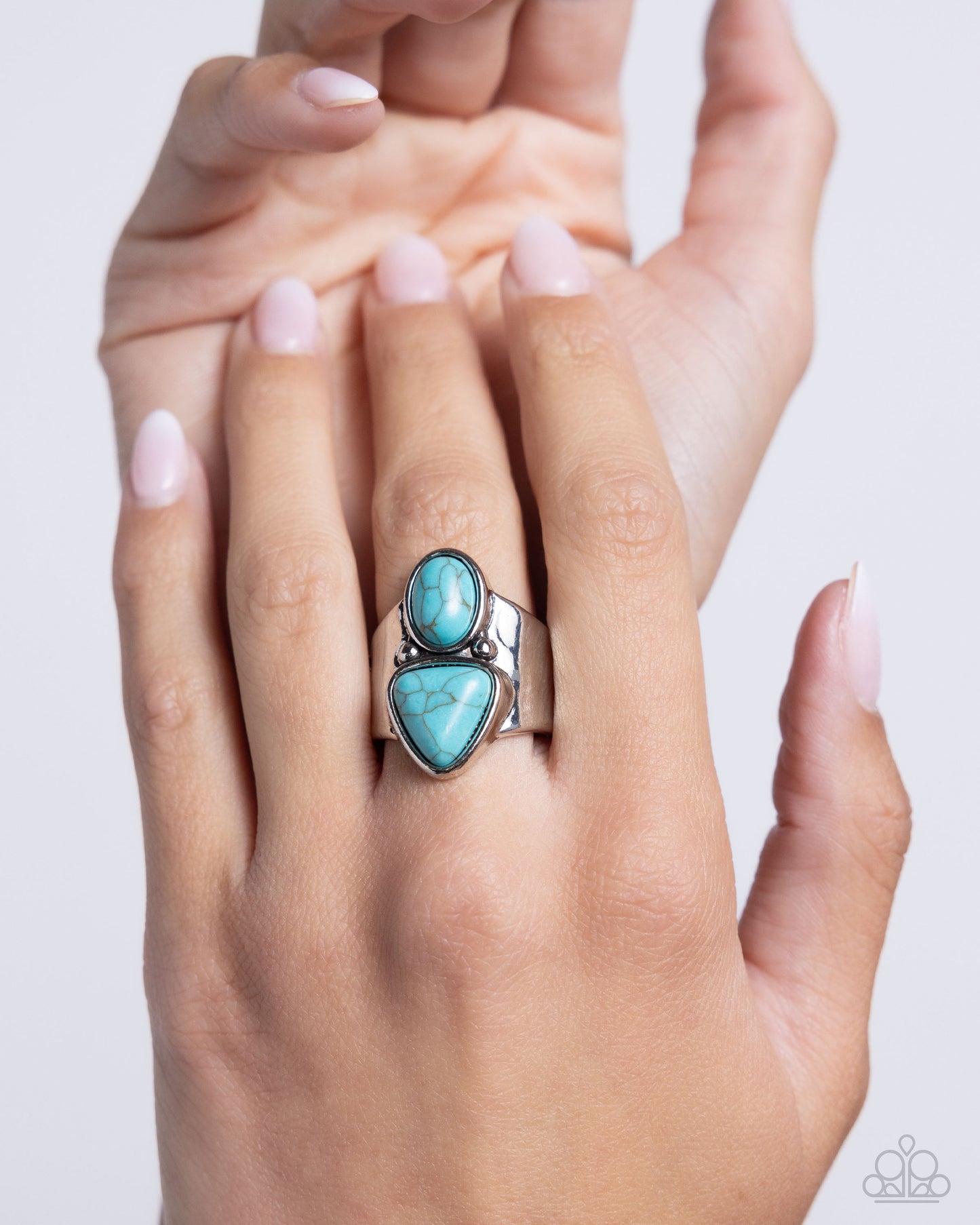 Desert Destination - blue - Paparazzi ring