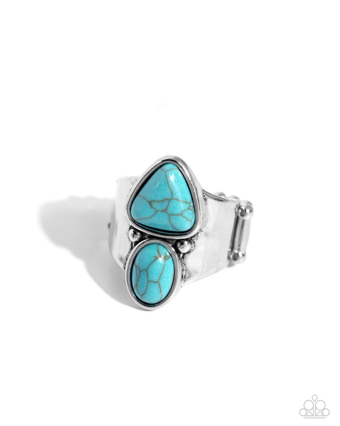 Desert Destination - blue - Paparazzi ring