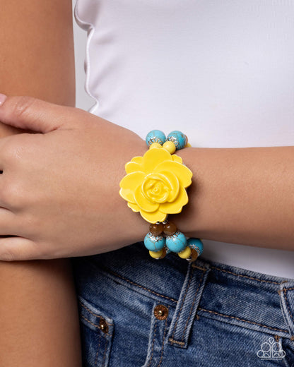 Desert Grace - yellow - Paparazzi bracelet