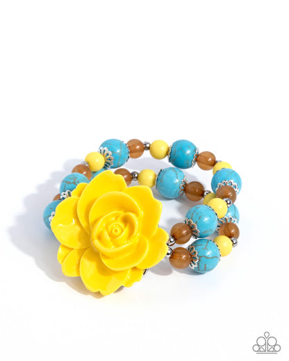 Desert Grace - yellow - Paparazzi bracelet