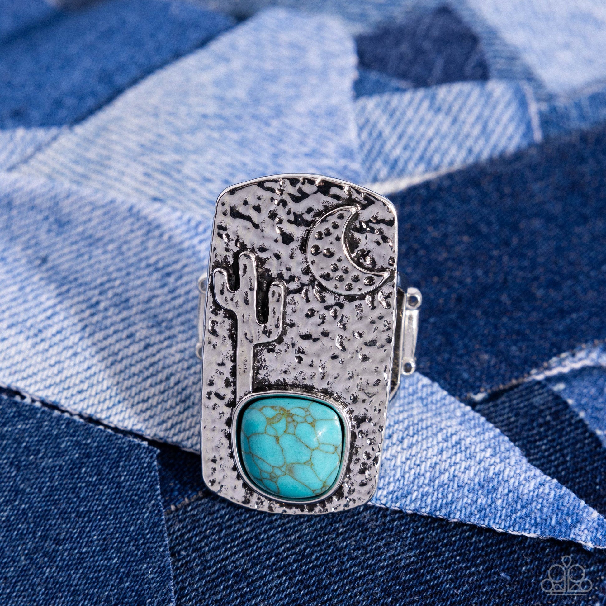 Desert Landscape - blue - Paparazzi ring