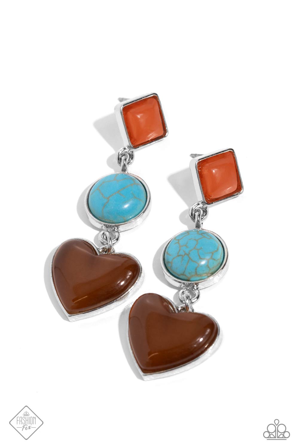 Desertscape Debut - brown - Paparazzi earrings