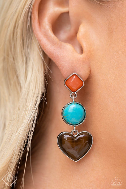 Desertscape Debut - brown - Paparazzi earrings