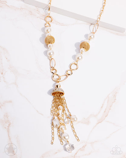 Designated Diva - gold - Paparazzi necklace