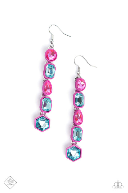 Developing Dignity - pink - Paparazzi earrings
