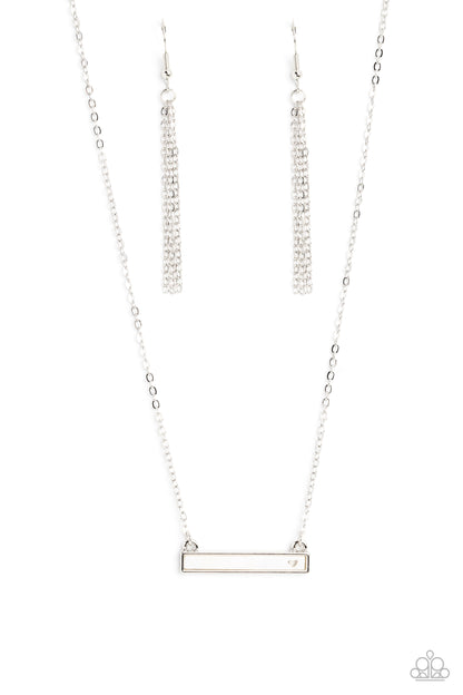 Devoted Darling - white - Paparazzi necklace