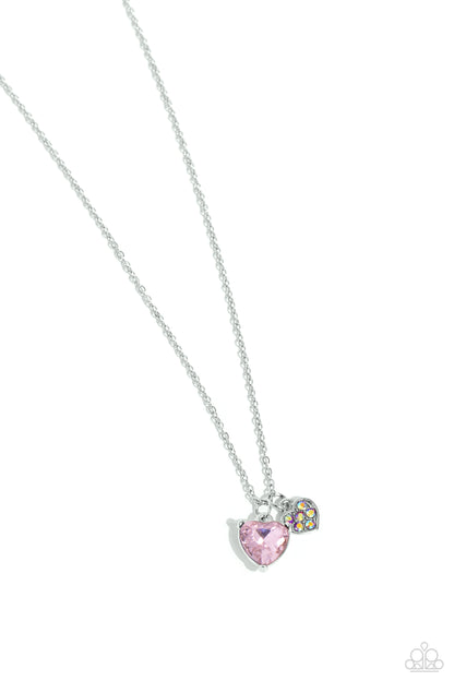 Devoted Delicacy - pink - Paparazzi necklace