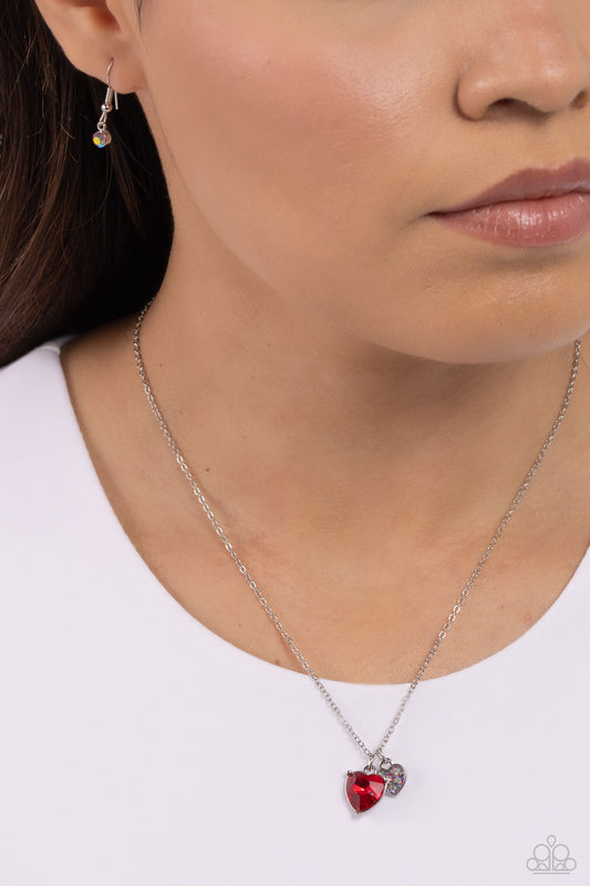 Devoted Delicacy - red - Paparazzi necklace