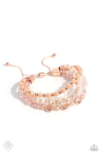 Dewy Delight - rose gold - Paparazzi bracelet