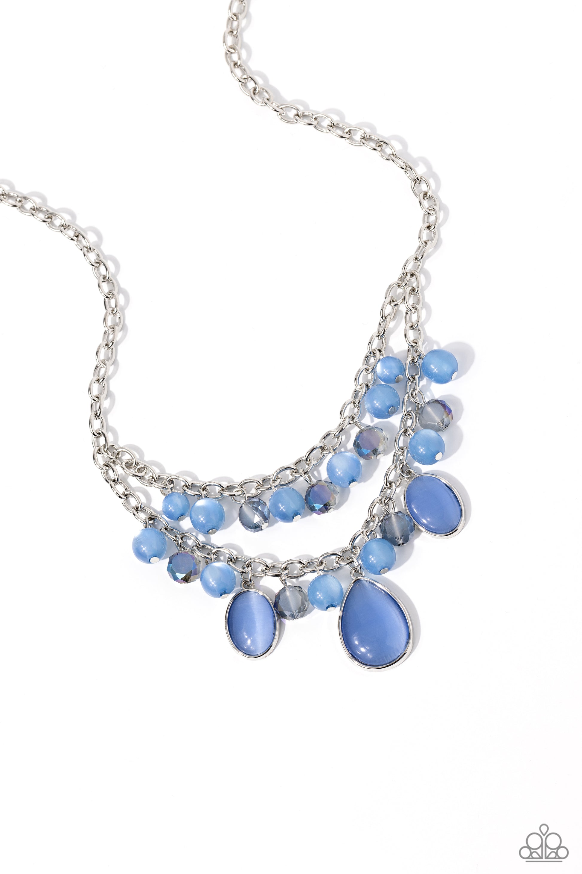Dewy Disposition - blue - Paparazzi necklace