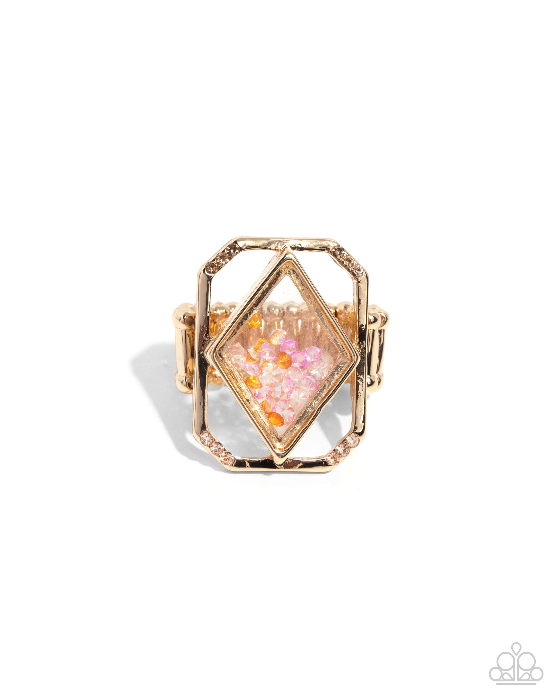 Diamond in the STUFF - gold - Paparazzi ring