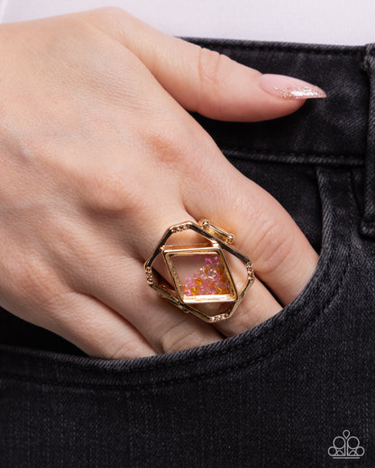 Diamond in the STUFF - gold - Paparazzi ring