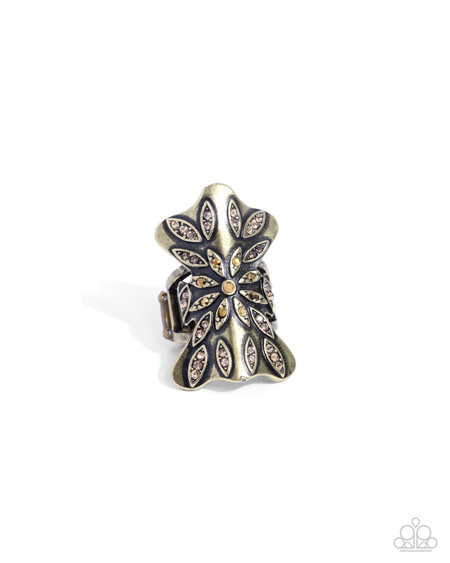 Different Dazzle - brass - Paparazzi ring