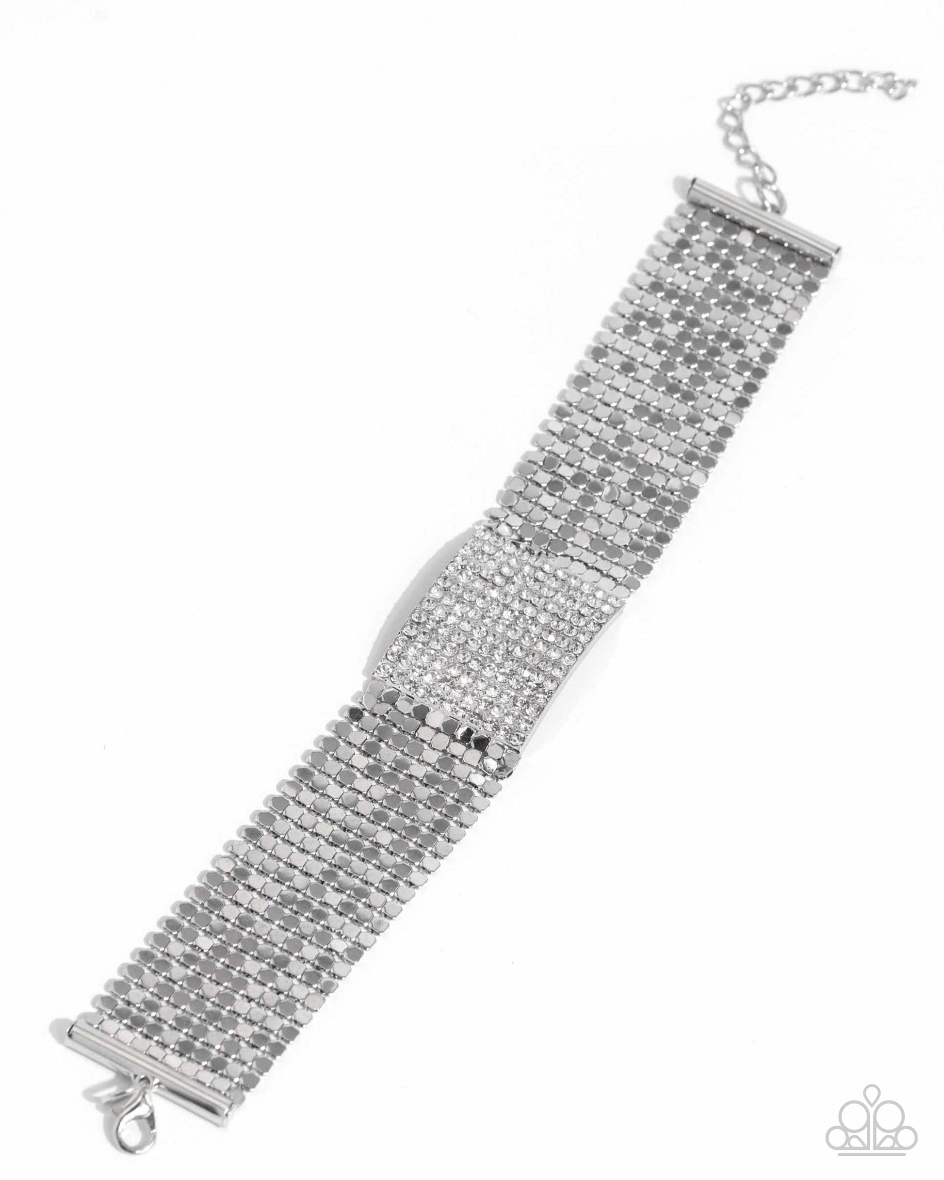 Disco Dame - white - Paparazzi bracelet