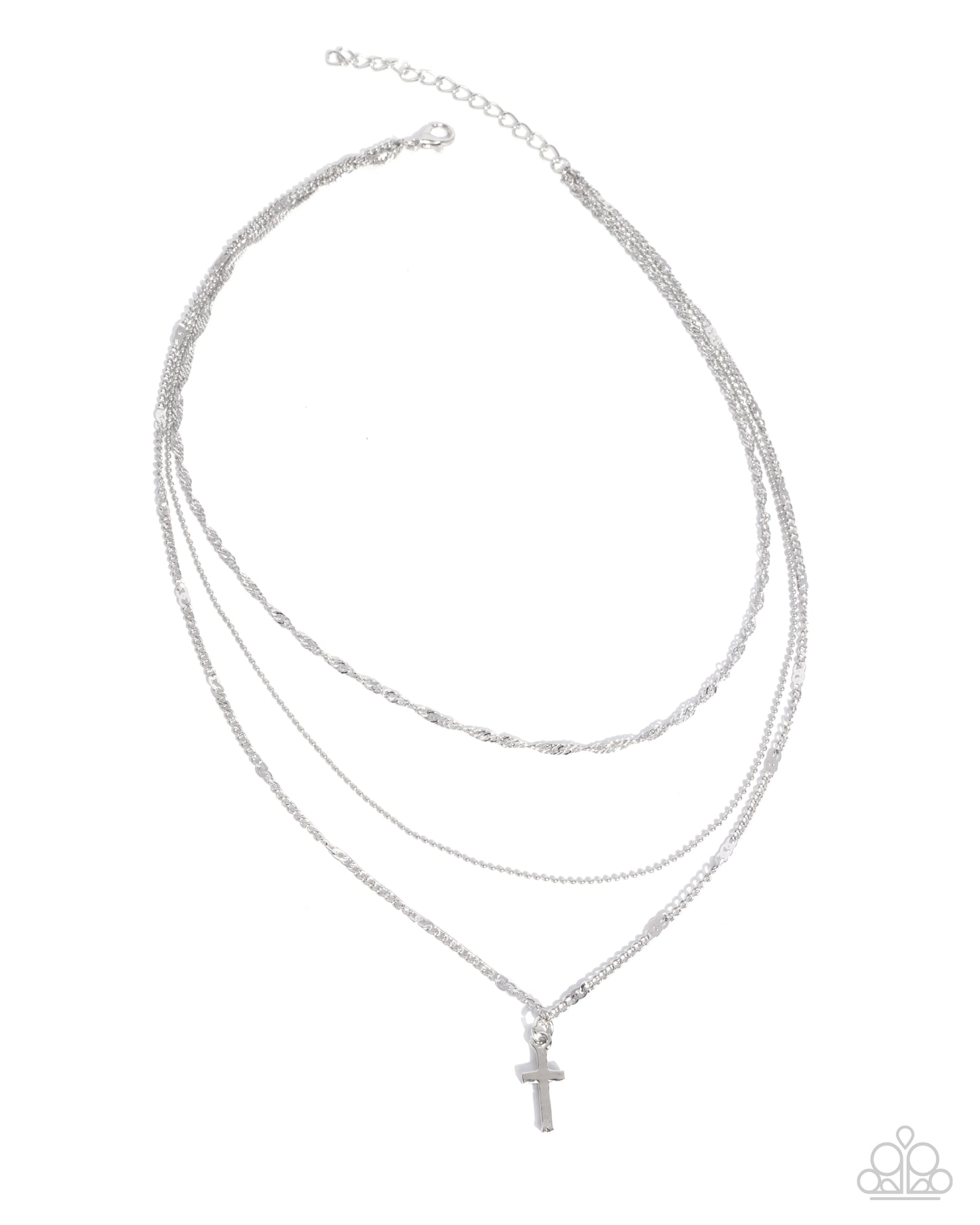 Divine Dedication - silver - Paparazzi necklace